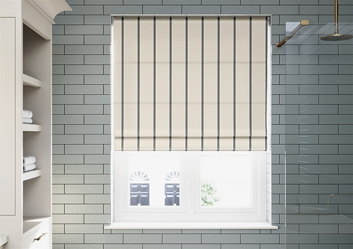 The British Stripe Co. Victoria, Polzeath No.1 - Twist&Fit Roman Blind - Image 3